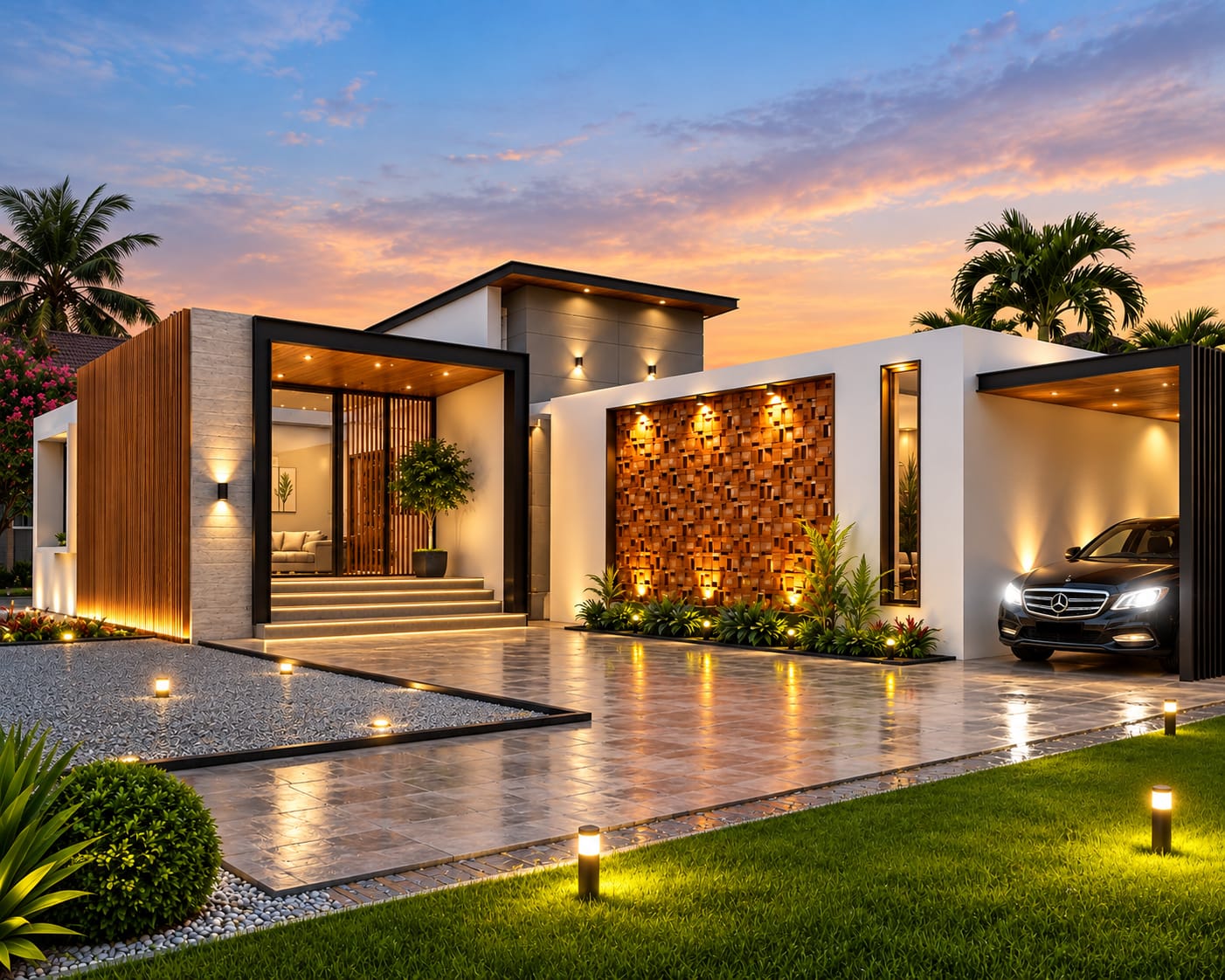 Cedar Court Villa — Residential project by iptnirman in Malappuram, Kerala