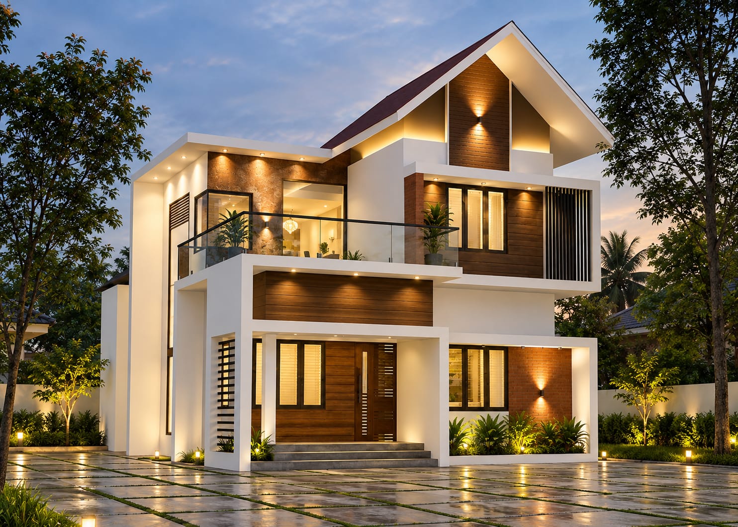 Ivory Lane Residence — Residential project by iptnirman in Tirur, Malappuram
