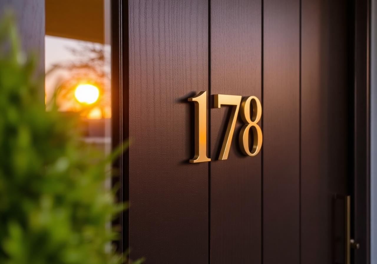 House number detail