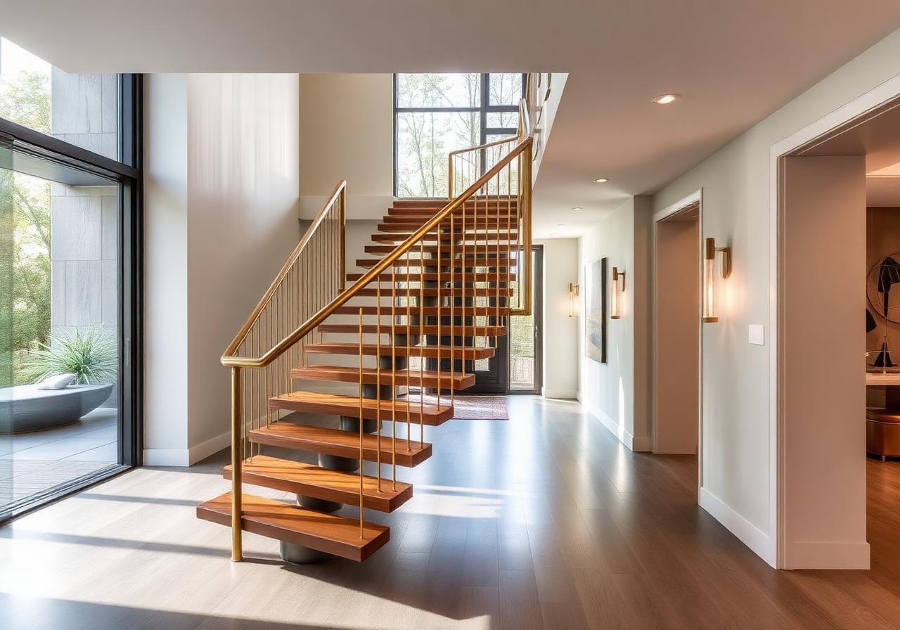 Sculptural staircase